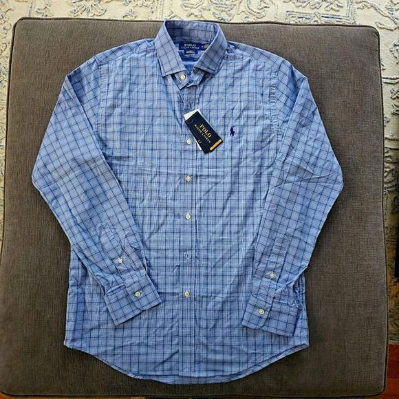 Polo Ralph Lauren Men's Classic Fit Performance Button Down Shirt Size Medium Polo Ralph Lauren Men's Classic Fit Performance Button Down Shirt Size Medium